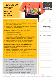 Toolbox Flyer Healthy Eating